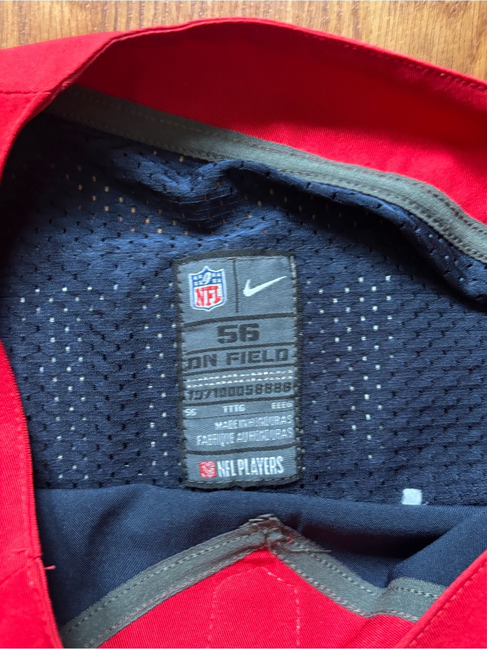 JJ Watt #99 NFL Texans Navy & Red Football Jersey. Size 56 XXL. Gently worn. - Picture 4 of 5